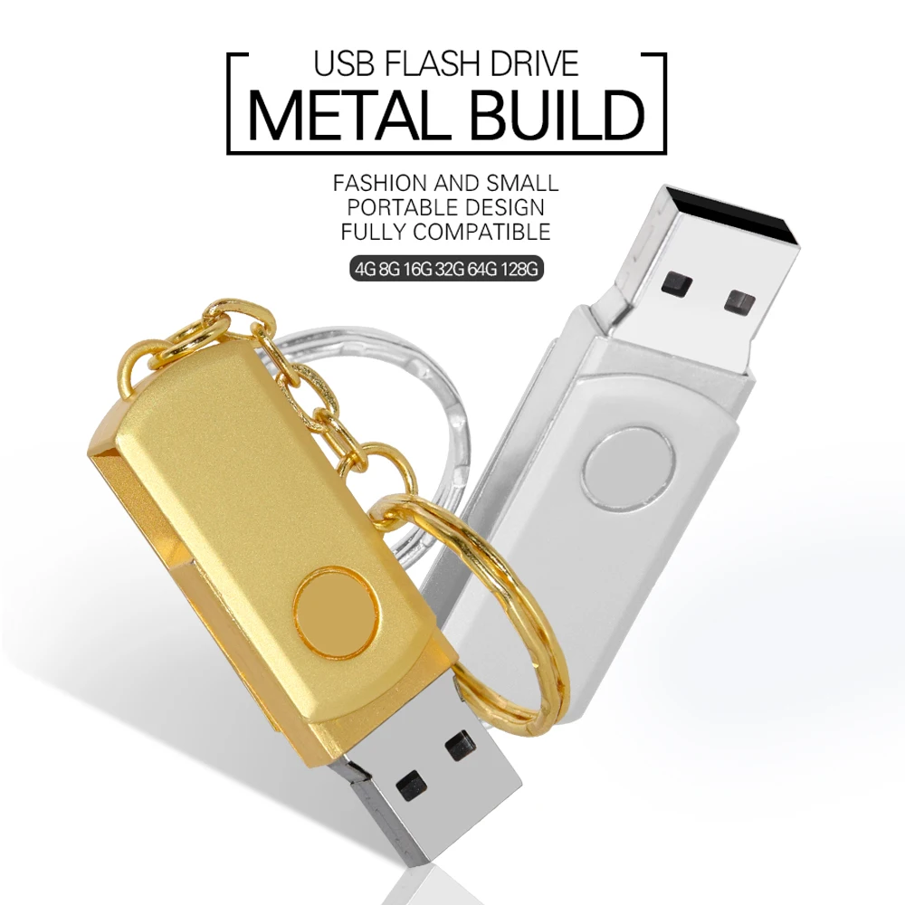 Мини металлический usb флеш-накопитель 128 флэш-накопитель 64 ГБ 32 16 8 4 Гб флэш-диск