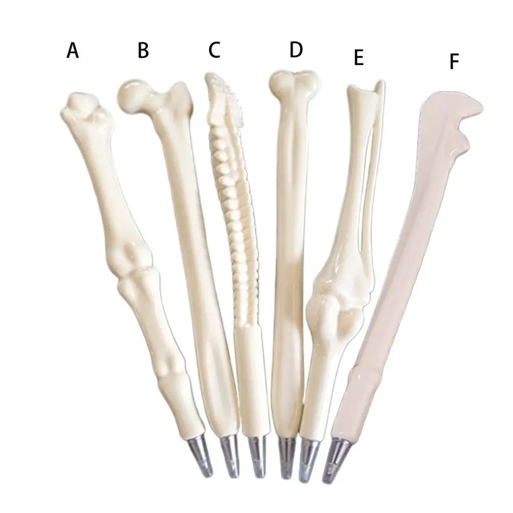 

Pocket-size Pen Bone Shape Ballpoint Pen New Creative Novelty Gift School Stationery Smooth Writing Student Stationery Gift