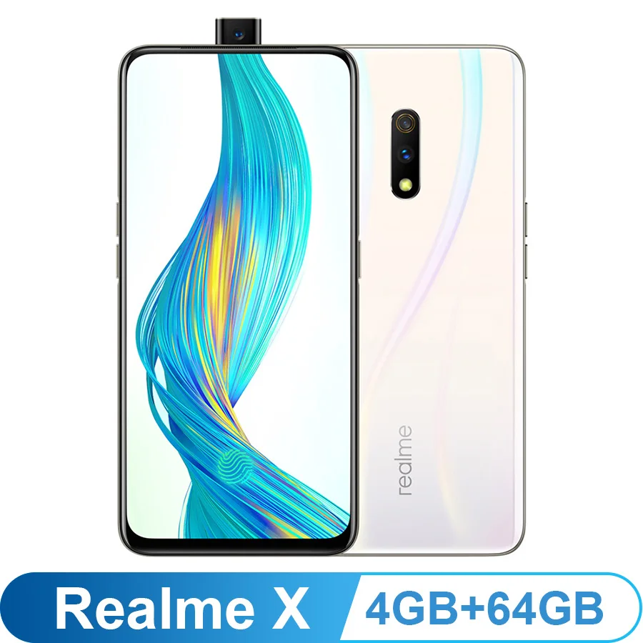 4GB 64GB White CN версия OPPO Realme X 6,5" Android 9,0 2340X1080 4/6/8 GB/64 Гб 128 ГБ Встроенная память 48.0MP отпечатков пальцев Snapdragon 710 4 аппарат не привязан к оператору сотовой связи для мобильного телефона - Цвет: 4GB 64GB White