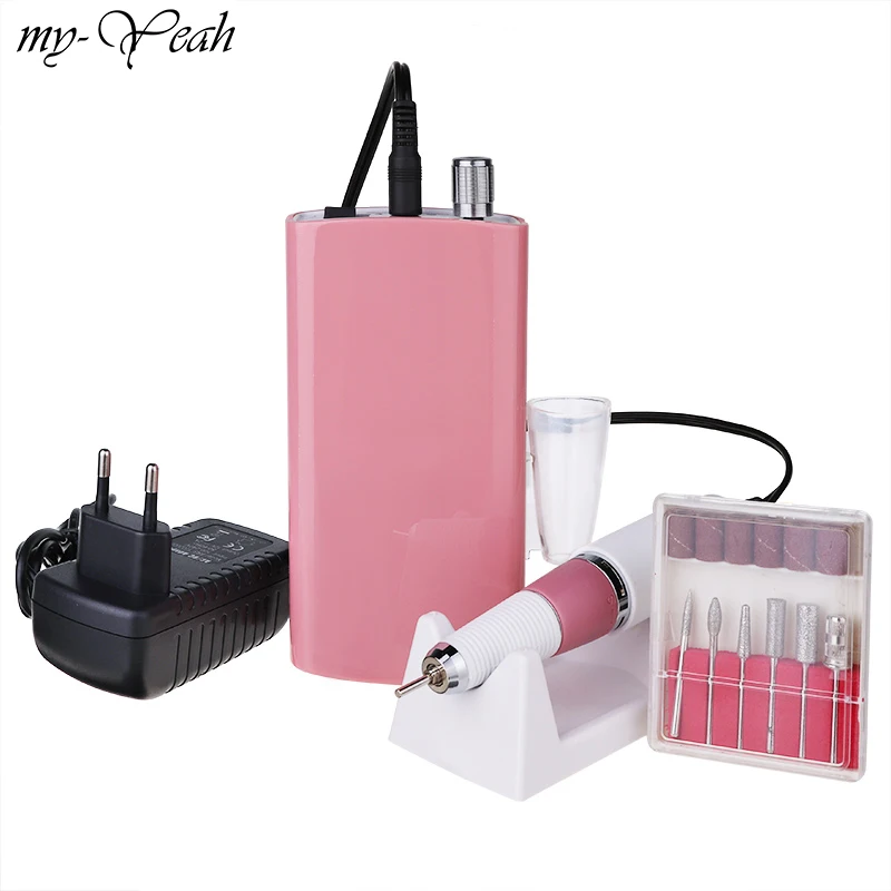 

30000RPM Electric Nail Drill Machine Portable Rechargeable Grinding Polishing Manicure Pedicure Equipment Nail Art Tool