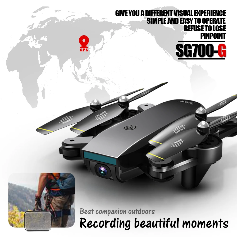 $30.59 quadcopter dron drone 4K toys quadrocopter with camera GPS profissional rc helicopter drones SG700