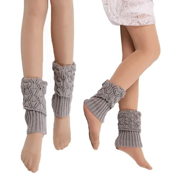 

Newly 1 Pair Women Crochet Boot Cuffs Knit Toppers Boot Socks Winter Leg Warmers CLA88
