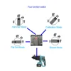 18V rechargeable lithium battery powered brushless cordless rotary hammer drill electric Hammer impact drill 5