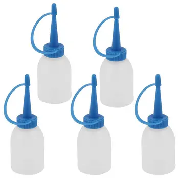 

30ml Industrial Glue Gel Oil Plastic Squeeze Bottle Dispenser 5pcs