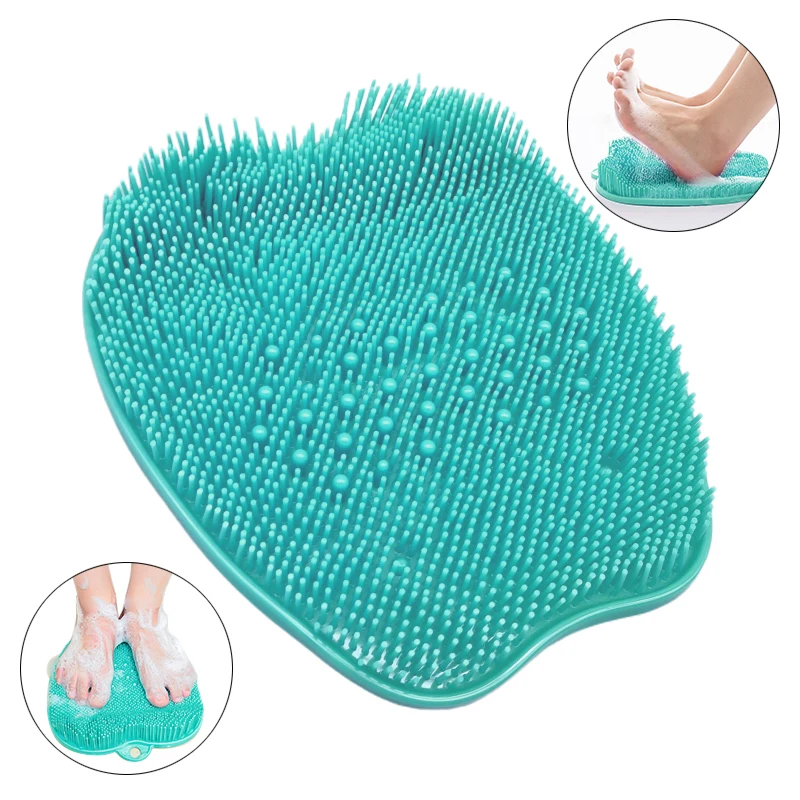 Wash Foot Pad Cuticle Old Cocoon Clean Massage Brush Scrubber Non-slip Care Mat | Красота и здоровье