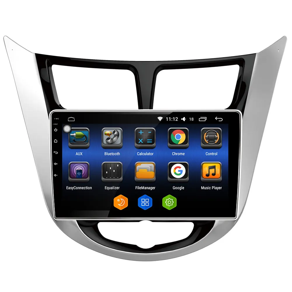 " ips 4G DSP Carplay Android 8 Восьмиядерный 4 Гб ОЗУ 64 ГБ Автомобильный dvd-плеер радио gps для hyundai Verna Accent Solaris I25 2011