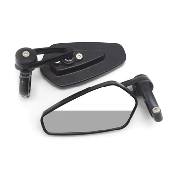 

7/8" Universal Motorcycle Rear View Mirror Black Handle Bar End Side RearView Mirrors FOR road glide yamaha mt10 softail bmw gs