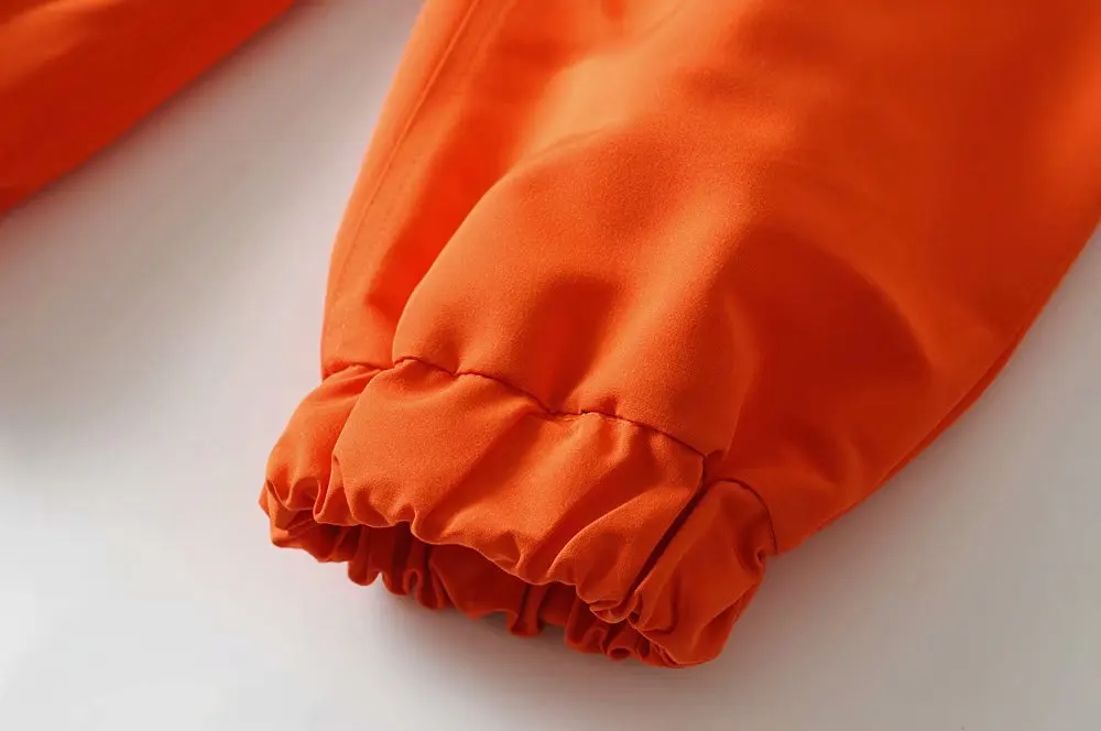 Bazaleas уличная оранжевая облегающие комбинезоны модные широкие брюки mujer glisten мульти-штаны карго с карманами Длинные оранжевые шорты