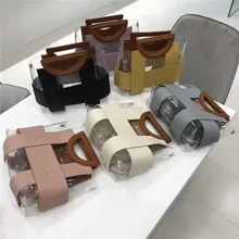 Модные женские прозрачные сумки, повседневные сумки на плечо, дизайнерские корзины, гелевые сумки, пляжная сумка для отдыха, новинка