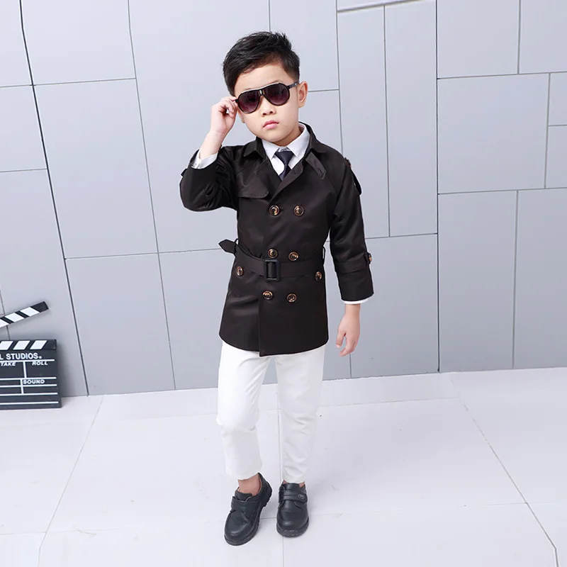 Г., осенне-зимняя детская одежда Тренч для мальчиков, хлопковая Детская куртка Толстая теплая детская стеганая куртка