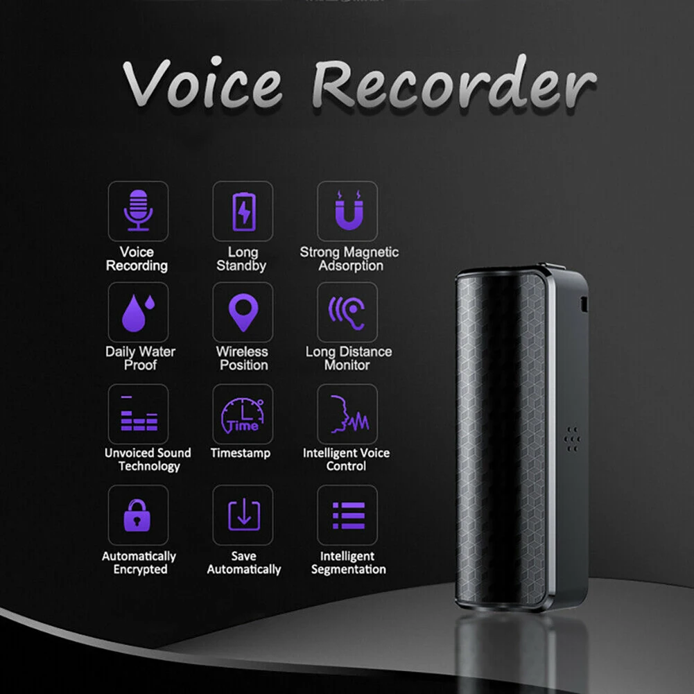 Mini Waterproof MP3 Voice Audio Smart Recorder