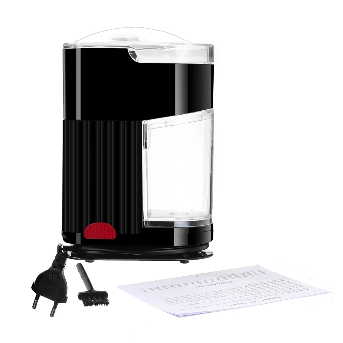 EU Plug 220v Electric Coffee Grinder Multifunctional Office Household Electric Coffee Grinder Bean Spice Maker Grinding Machine EU/US Plug - Color: EU Plug 220v