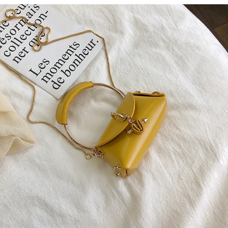 Mini Heart Chain Women's Handbags Purse Pu Ladies Round Top-handle Hand Bags Small Woman Shoulder Evening Clutch Totes Bags 2019 (22)