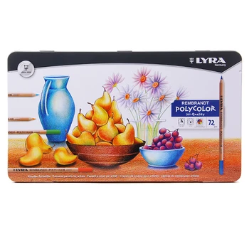 LYRA 72 Colori Rembrandt Polycolor Matita di Colore Set Olio di Disegno Matite Pastelli Lapices De Colores Matite Colorate Rifornimenti di Arte