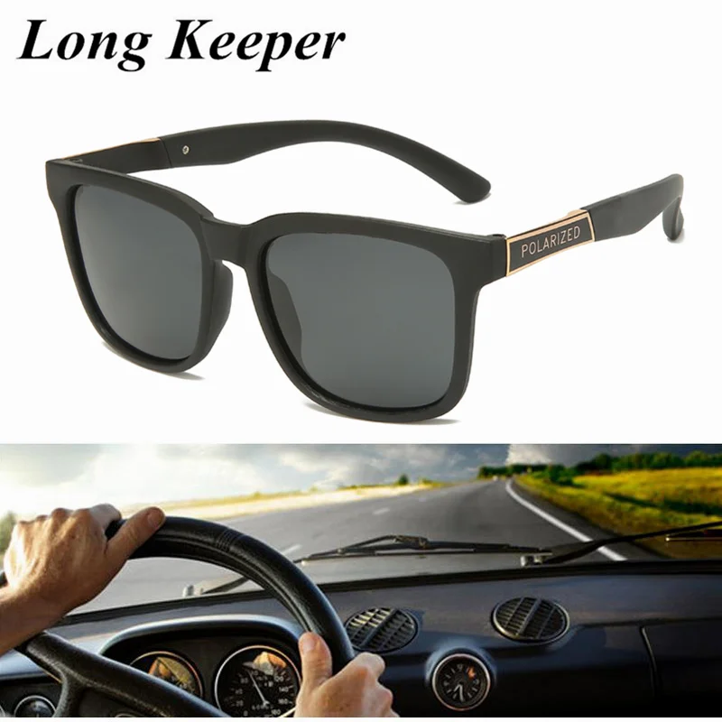 

Brand New Sunglasses Men Polarized Classic Vintage Square Luxury For Man Fishing Woman TR90 Sun Glasses Shades UV400 Lens