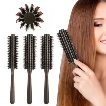 

Professional Hair Comb Barber Anti-static Heating Resisting Round Bristle Hair Comb Salon Styling Brush Hairdressing Tools