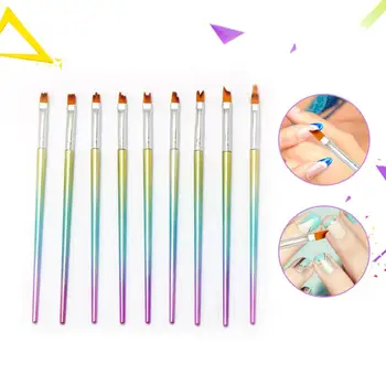 

9Pcs Pro Nail Art Painting Pen Drawing Brush Beauty Manicure Brushes Set Tool