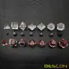 Bescon Novelty Spider Polyhedral Dice Set, Black Spider RPG Dice set of 7 3