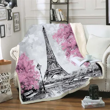 

Drop Shipping 130*150cm/150*200cm Blanket Throw Blanket Adult Kid Bedspread Plaids Quilt
