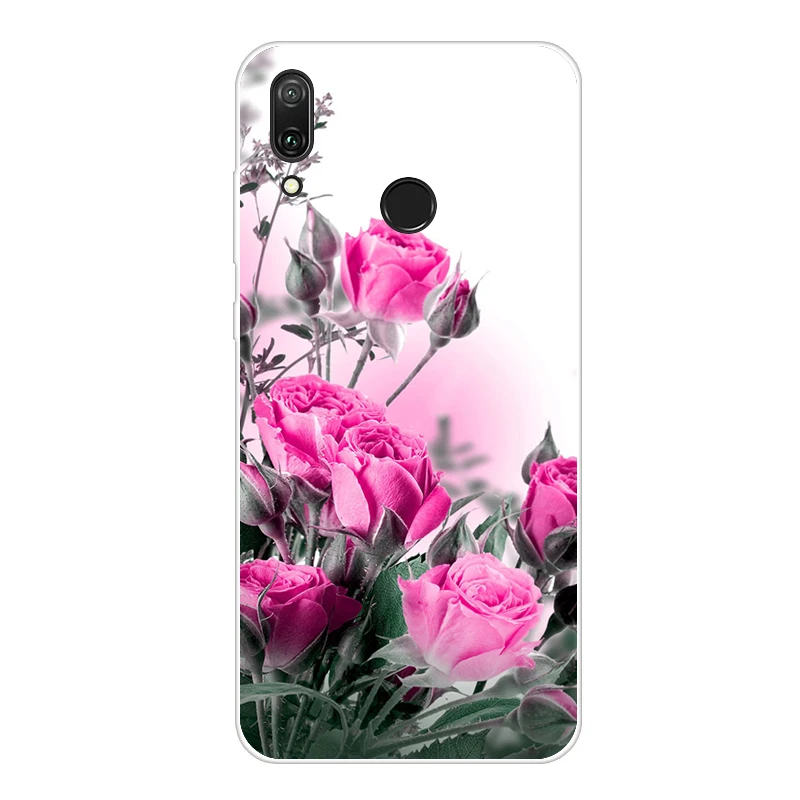 Светло-коричневый Чехол для Huawei Y7 чехол мягкий TPU Coque для Huawei Y7 чехол силиконовый корпус телефона Fundas для Huawei Y7 чехол Capa - Цвет: Светло-коричневый