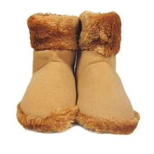 Зимняя обувь; мягкая теплая обувь для ног с электрическим подогревом; зимние сапоги с зарядкой от USB; электрическая обувь