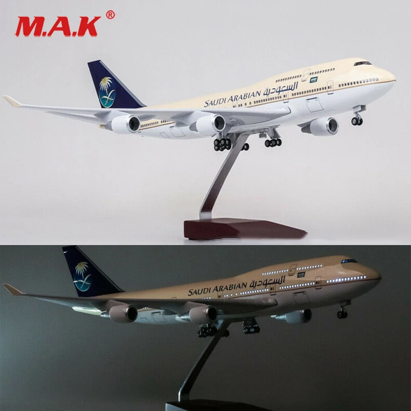 За послепродажное 1/150 смолы Саудовская Аравия модель самолета B747 400 47 см