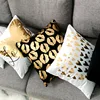 Love Black And White Bronzing Cushion Decorative Pillows Gold Foil Geometric Pillowcase Home Decor Sofa Throw Pillow 17*17inch 4