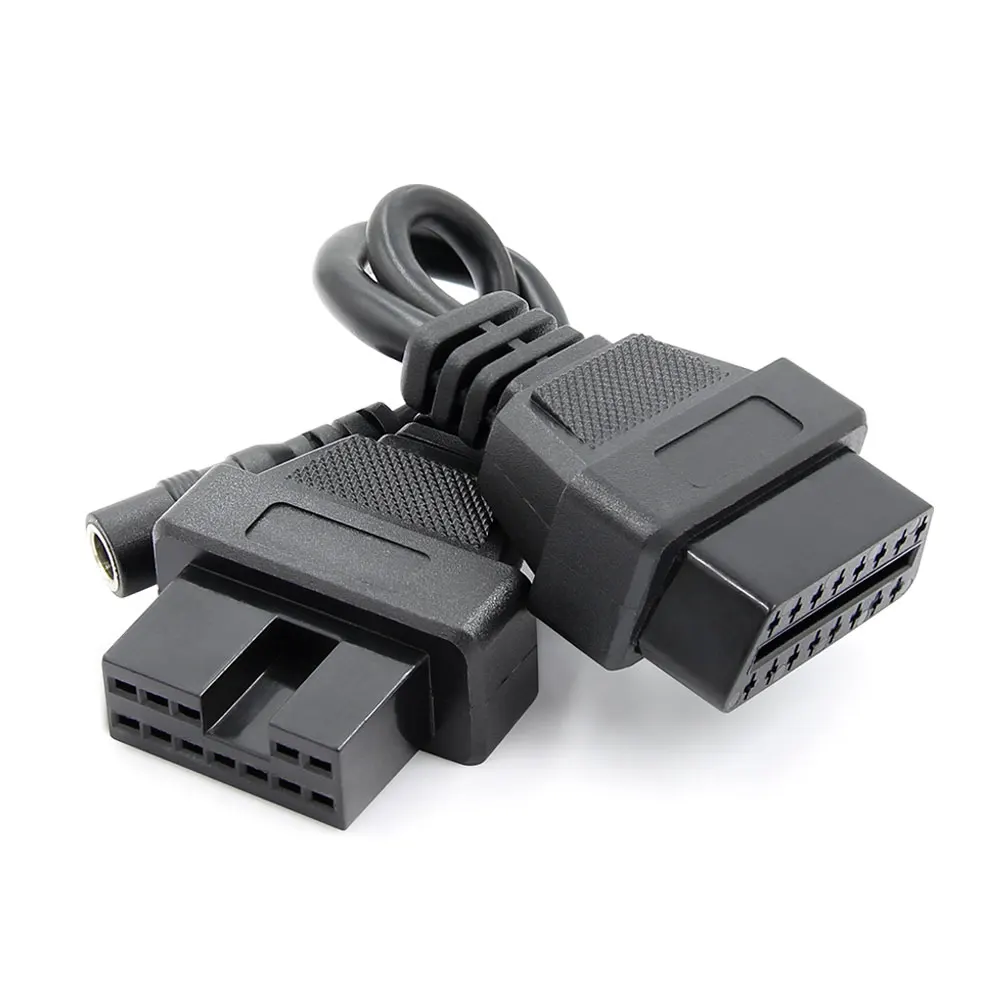 12 Pin obd Кабель-адаптер для mitsubishi 12 pin obd2 кабельный разъем для 16 Pin OBDII Диагностический кабель для mitsubishi