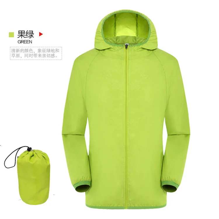 Cena Odzież zewnętrzna skóra odzież chroniąca przed słońcem mężczyźni kobiety peruka damska z cienką skórą wiatrówka wiatroszczelna oddychająca szybkie suszenie ubrań