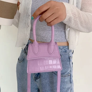 

Leather PU Crocodile Pattern Shoulder Bags For Women 2020 Brand Designer Lady Bag Female Travel Handbags and Purse 4XT5