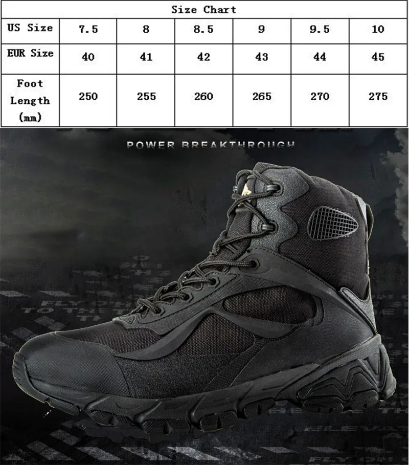 Men Outdoor Tactical Ultralight Breathable Boots Desert Military Sport Boots Hiking Camping Climbing Tourism shoes