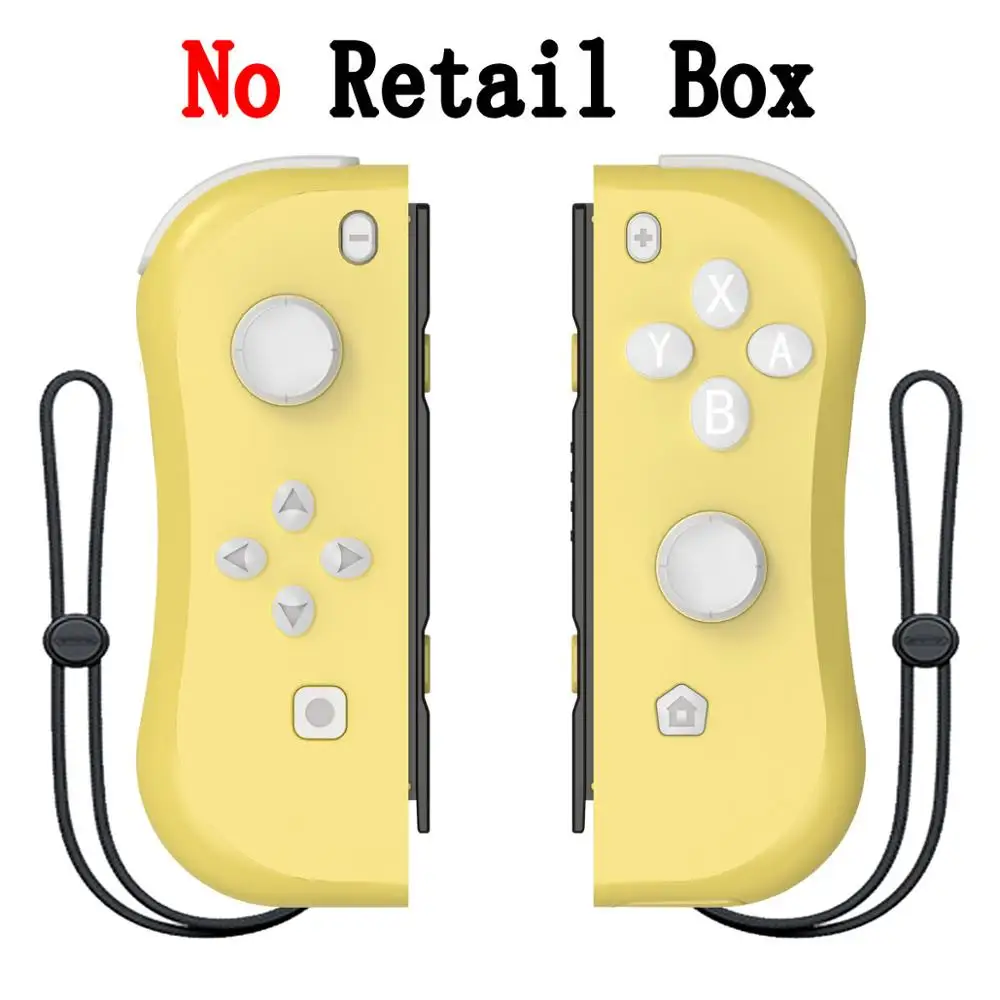 Yellow No Box Управление Bluetooth Джойстик для Joycon Joy Con геймпад Nitendo nintendo Zend переключатель управление Лер триггер джойстик игровая консольная панель - Цвет: Yellow No Box