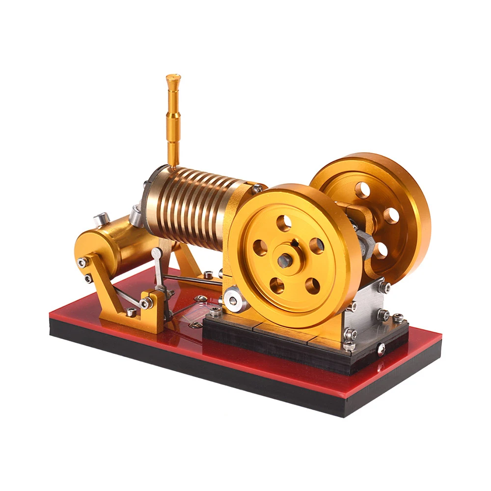 

Hot Air Stirling Engine Model Flame Stirling Engine Motor Generator Model Science Experiment Kit Educational Toy Teaching Tools