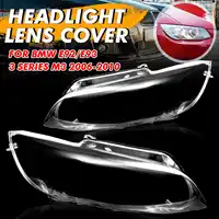 1 Pair Left Right Car Headlight Headlamp Clear Lens Replacement For BMW E92 E93 M3 Coupe Convertible 2006 2007 2008 2009 2010 1