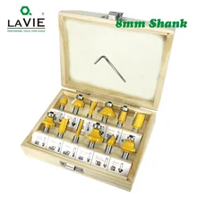 Router-Bit-Set Trimming Milling-Cutter Cutting Woodworking LAVIE Straight Tungsten Carbide
