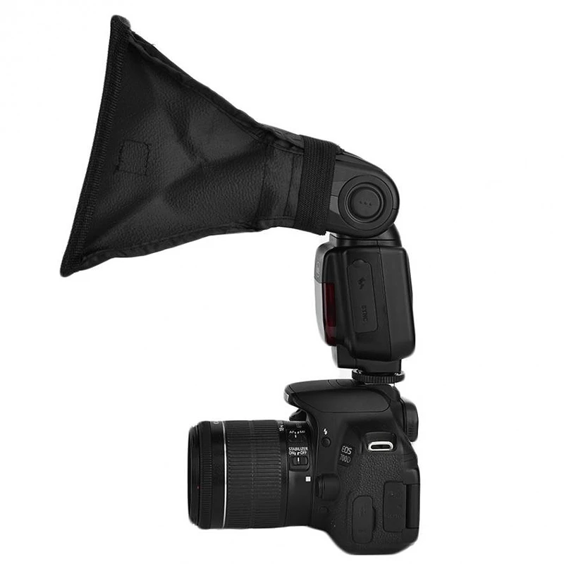 FFYY-для Dslr camera Top Flash Diffuser soфтbox 15X17Cm софтбокс-черный