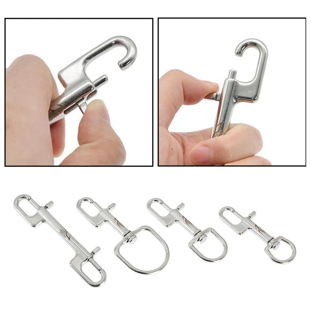  Swivel Large Eye Bolt Snap Hooks 2 Pieces, Heavy Duty