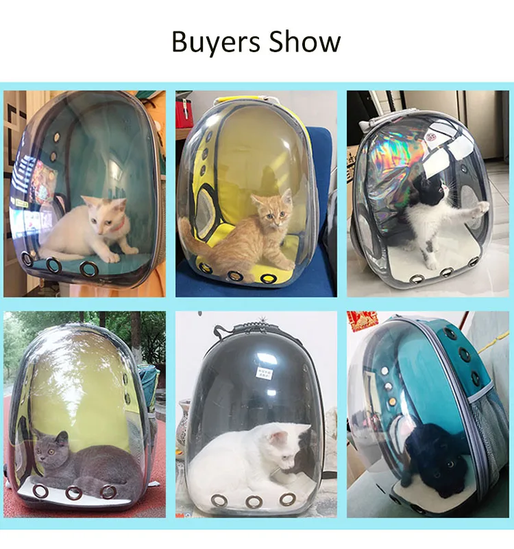 Высокое качество прозрачный пузырь открытый Путешествия пространство капсула астронавт дышащая собака кошка переноска рюкзак
