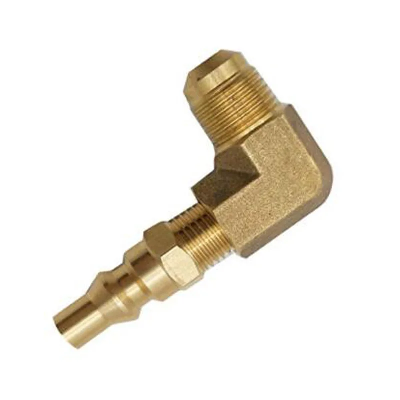Propane BBQ Grill Replacement Parts 3/8" Male Flare Elbow Connect RV 1/4 Inch Quick Connect Plug