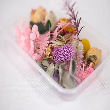

1 Box 10 Kind Dried Flower DIY Accessories Dry Aromatherapy Candle Epoxy Resin Pendant Craft Home Wedding Flower Decor