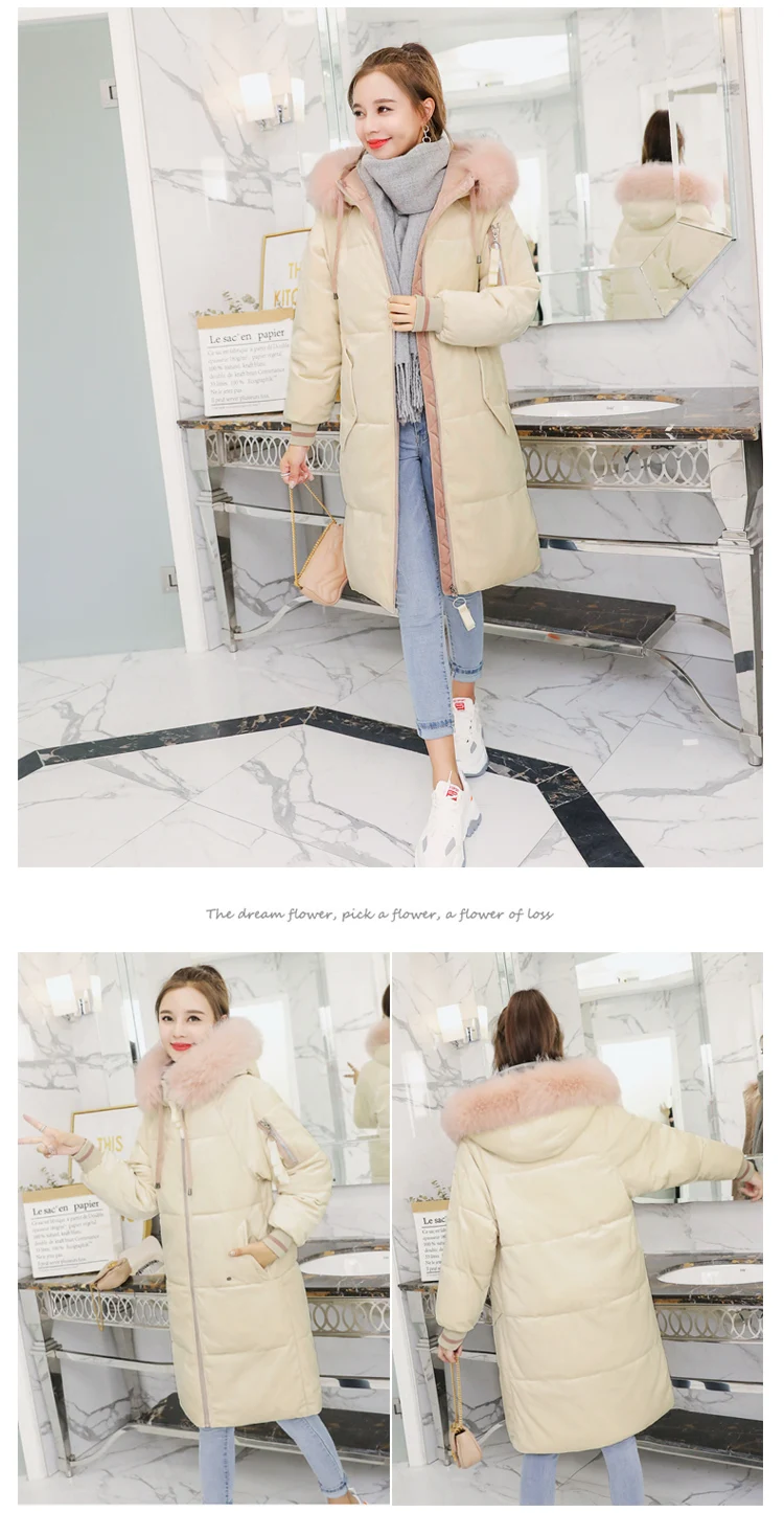Photo Shoot New Style down Jacket Women's Gold Velvet down Coat Korean-style Large Size Casual Thick Cotton Coat