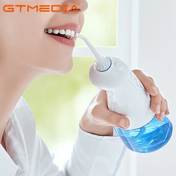 

Oral Irrigator 300ml Portable Water Flosser Waterproof Dental Water Flosser Jet USB Rechargeable Irrigator Dental Teeth Cleaner