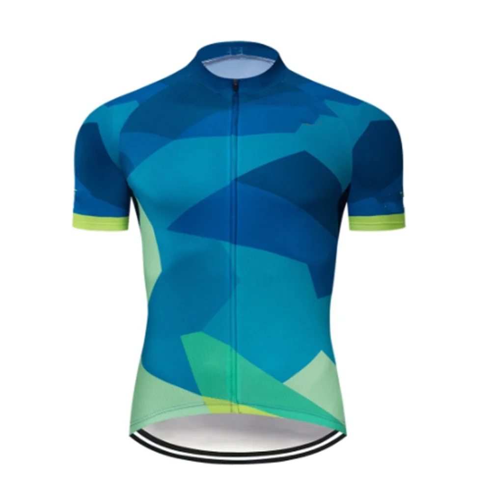 thumbnail image 1 of Ropa de montar a caballo transpirable para bicicleta, traje absorbente de sudor, para montaña, carretera, personalizado, de manga corta, para ciclismo, fabricantes, top ajustado, 1 of 5