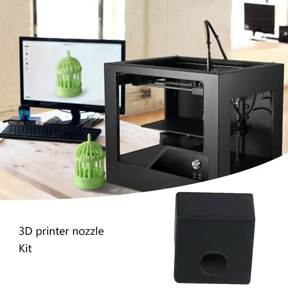 Дистанционный экструдер комплект 3D принтеры часть охлаждающая подставка под вентилятор блок термисторы сопло 0,4 мм 1,75 Нити 3 мм части