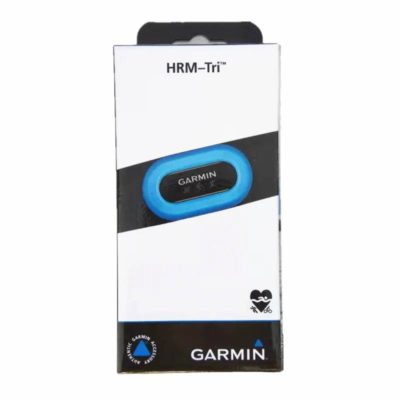 HRM-Tri and Box Garmin HRM Tri/Run/swim/4G/1G/пульсометр HRM Tri 4,0 пульсометр для бега/консервирования/наблюдения за плаванием велосипедный монитор ремень - Цвет: HRM-Tri and Box