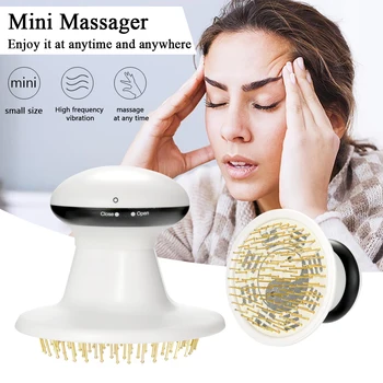 

Electric Vibrating Massager Portable Infrared Relaxation Scalp Hair Loss Acupoints Treating Device Relieve Work Pressure