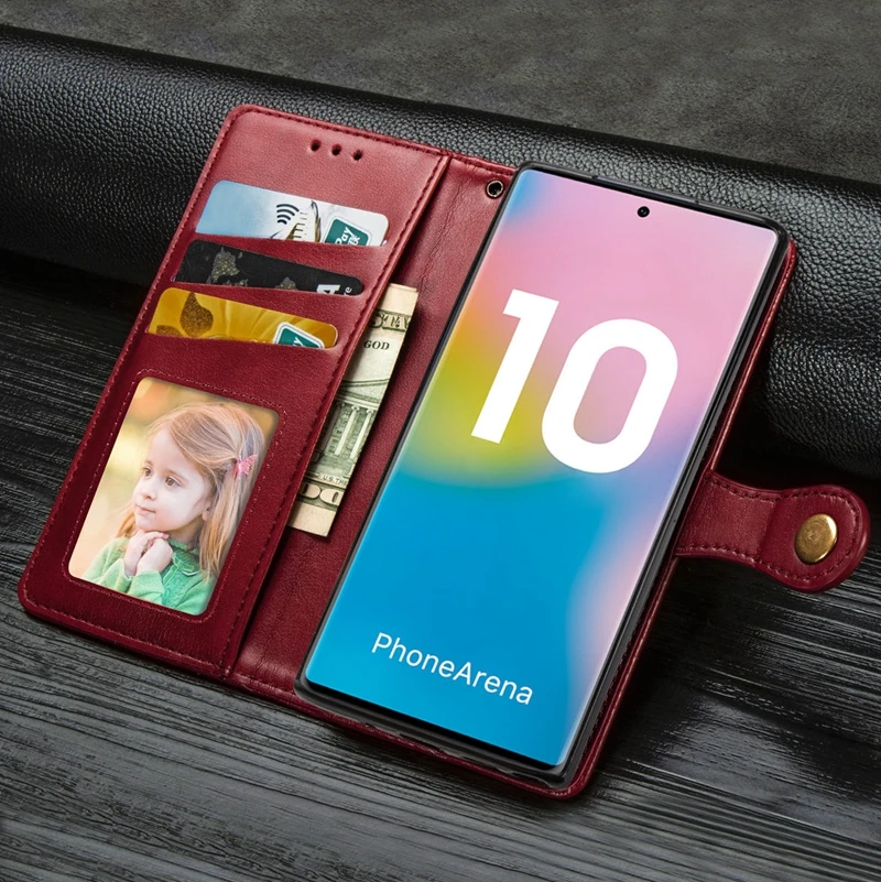 Роскошный, кожаный, в деловом стиле Note 10 Plus чехол для samsung Note 10 чехол с пряжкой кошелек откидная крышка для Galaxy Note 10 чехол Note 10 Plus