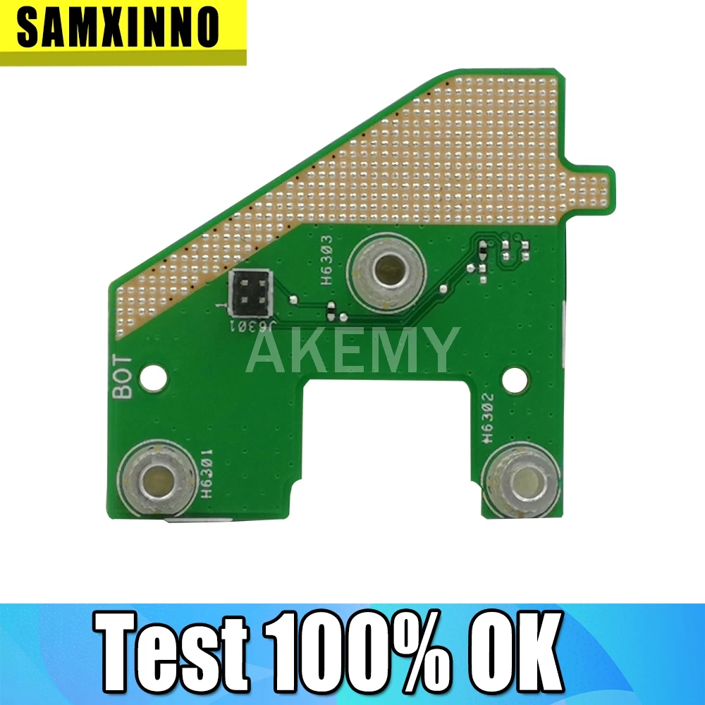 Akemy G751JL SW BOARD For Asus G751 G751J G751JL G751JY G751JM G751JT DC POWER JACK POWER BOARD Switch Button Board