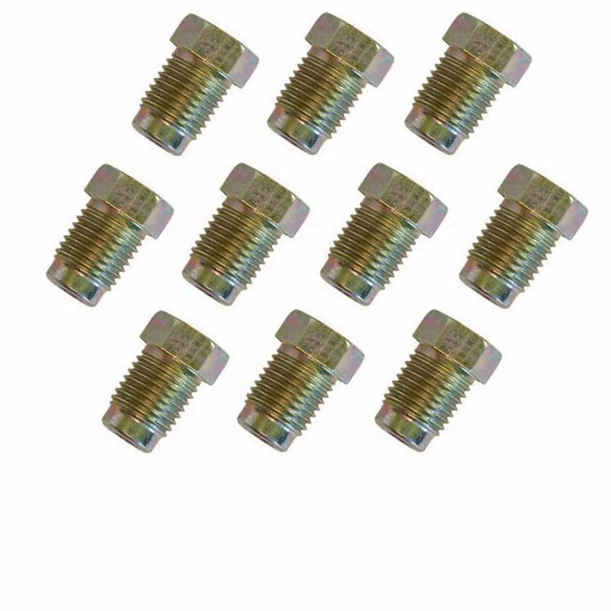 Hot Sale 20pcs 10mm x 1mm Male Short Brake Pipe Screw Nuts for 3/16&quot Metric Braking Tubes | Автомобили и мотоциклы