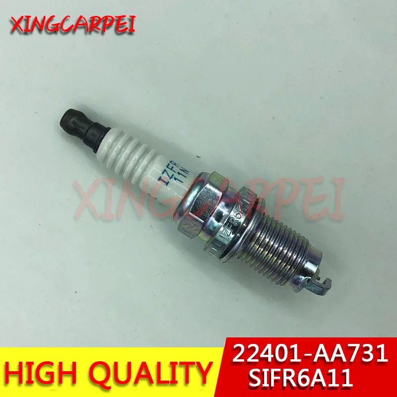 Бренд 4 шт./лот 22401-AA731 SIFR6A-11 иридиевая Свеча зажигания для Subaru Legacy Outback 10-12 2.5L 22401 AA731 SIFR6A 11